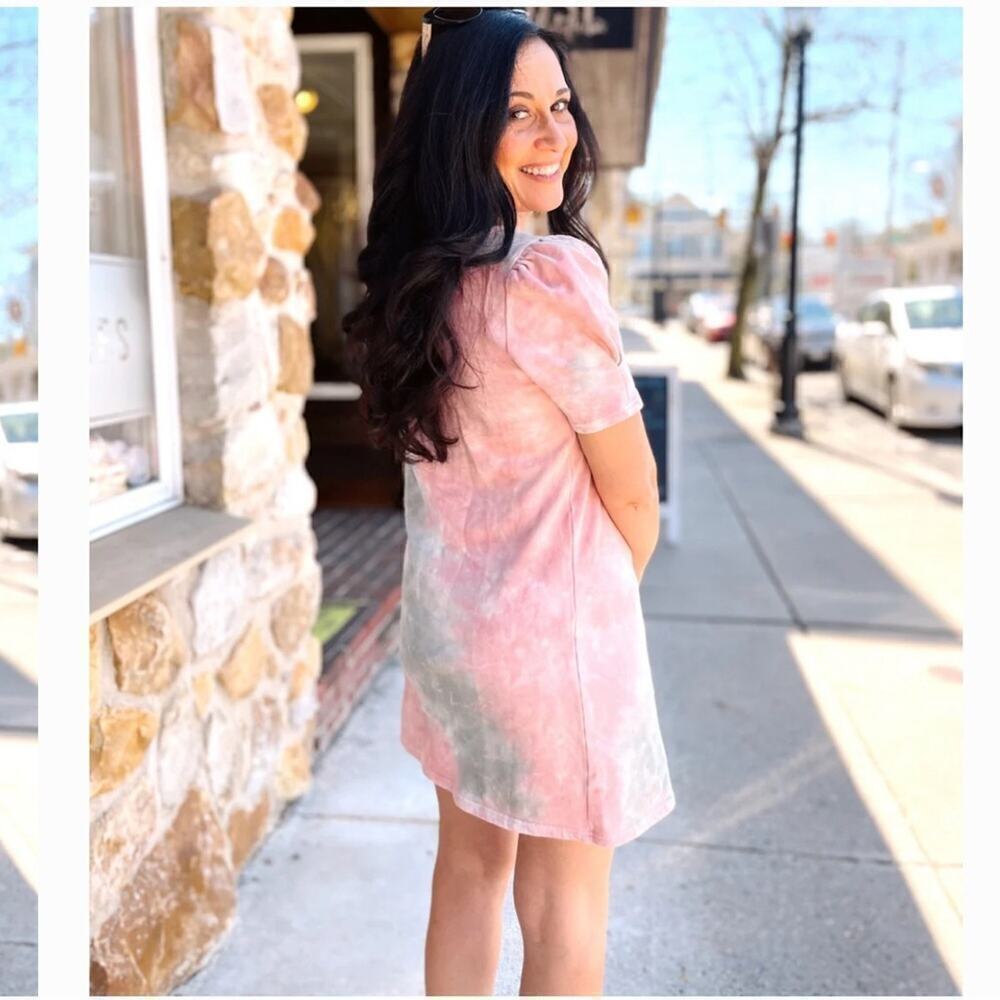 BB Dakota x Steve Madden Cosmic Girl Terry Mini Sweatshirt Dress. Size small - Picture 4 of 9